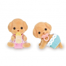 Calico Critters Toy Poodle Twins Figures