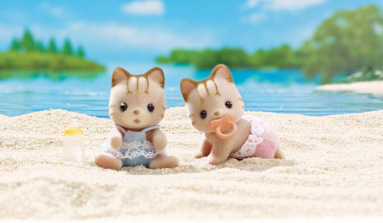 Calico Critters Sandy Cat Twins
