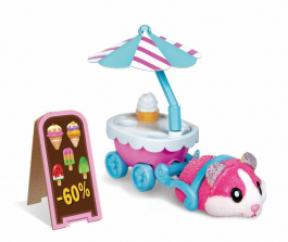 Zuru Hamster in a House Food Frenzy Series 2 Cool Ice Cream Cart Playset (Color/Style May Vary)