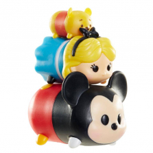 Disney Tsum Tsum 3 Pack Series 1 Figures - Mickey Mouse, Alice and Pooh
