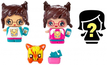 My Mini MixieQ's Series 1 Cat Lover Mystery Figure - 4 Pack (Colors/Styles May Vary)