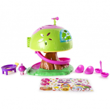 Popples Deluxe Pop Open Treehouse Playset with Exclusive Pop Up Transforming Figure