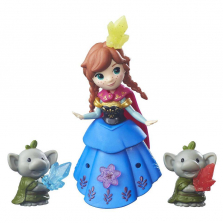 Disney Frozen Little Kingdom Doll Set - Anna and Rock Trolls
