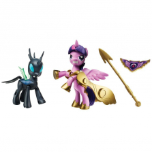 My Little Pony Guardians of Harmony Princess Twilight Sparkle vs Changeling Dolls - Black/Purple