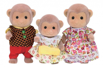 Calico Critters Mango Monkey Family Dolls Set