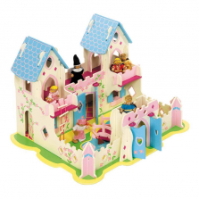 BigJigs Toys - Heritage Wooden Playset Princess Cottage