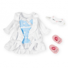 Journey Girls Blue Nightgown and White Robe Set Fashion Outfit for 18-inch Doll