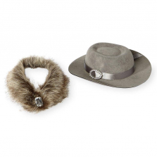 Journey Girls Fashion Doll Gift Pack - Faux Fur Collar and Hat