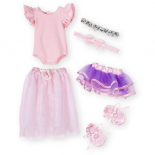 Journey Girls Pink Ballet Set Fashion Outfit for 18-inch Doll