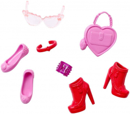 Barbie Fashion Doll Accessory Pack - Pink and Red