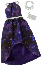 Barbie Complete Looks Fashion Doll Outfit - Purple Galaxy Dress
