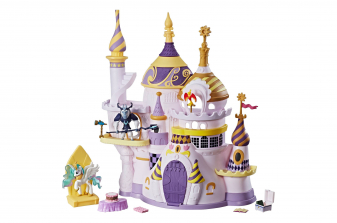 Игровой набор замок Кантерлот с фигурками Король Шторм и принцесса Селестия - my little pony в кино
