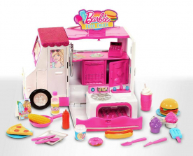 Barbie Chill and Grill Food Truck Playset - 31 Pieces