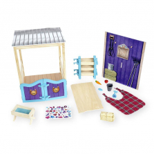 Journey Girls Wooden Horse Stable Playset