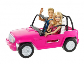 Barbie Beach Cruiser with Barbie & Ken Doll
