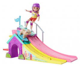 Barbie Club Chelsea Flip and Fun Skate Ramp Doll Playset