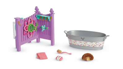American Girl WellieWishers Playful Garden Washtub Set