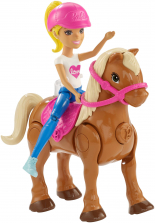 Barbie On the Go Caramel Pony and Doll