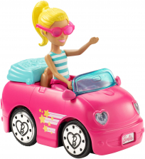 Barbie On The Go Pink Car and Doll