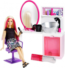 Barbie Sparkle Style Salon Doll and Playset - Blonde