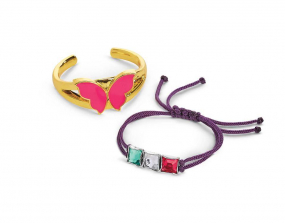 Truly Me Butterfly Gem Bracelet Set - available in select stores only