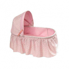 Baby Doll Cradle - Pink Rosebud