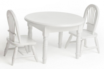 Laurent Doll Table and Chairs Set for 18 inch Dolls