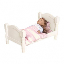 Guidecraft Doll Bed - White