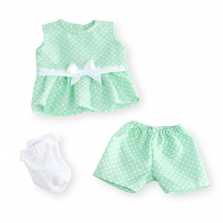 You & Me 16-18 inch Baby Doll Occasion Outfit - Dot Romper