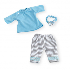 You & Me Playtime Outfit for 12-14 Inch Doll-Striped Leggings