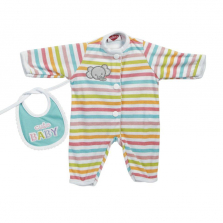 Adora Giggle Time Baby Doll Outfit - Stripe Elephant