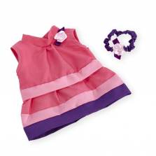 You & Me 16-18 inch Baby Doll Occasion Outfit - Tiered Dress