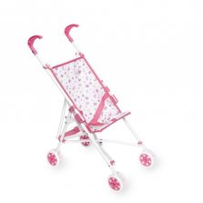 You & Me 12-18 inch Doll Umbrella Stroller - White Butterfly