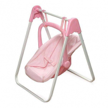 Doll Swing with Removable Carrier Seat