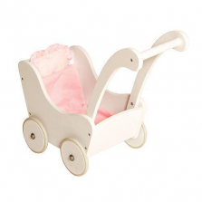 Guidecraft Doll Buggy - White