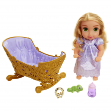 Disney Princess Royal Rapunzel Baby and Cradle Set