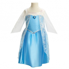 Disney Frozen Core Long Sleeve Dress - Elsa