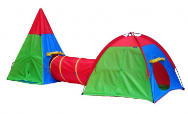Gigatent Action Dome Set Play Tent/ Tepee/Tunnel