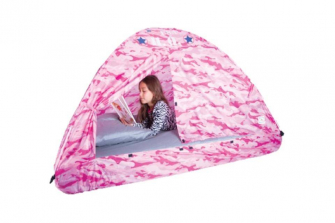 Pink Camo Bed Tent-Twin