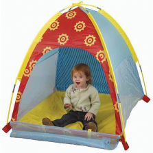 Pacific Play Tents Lil Nursery Portable Play Tent and Sun Shelter - Circles