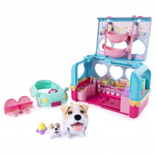 Chubby Puppies & Friends Vacation Camper Jack Russell Terrier Playset