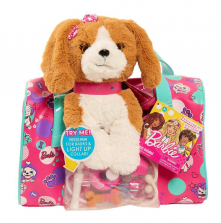 Barbie Brown and White Puppy Dog Vet Bag Set