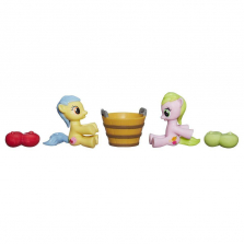 My Little Pony Friendship is Magic Collection Apple Flora and Candy Caramel Tooth Figure Pack