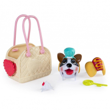 Chubby Puppies & Friends Fashion Set with Carrier - Boxer