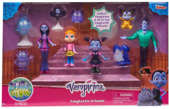 Коллекционный набор фигурок - Vampirina -Вампирина -" Лучшие друзья" -Вампирина, Оксана, Борис, Деми, Бриджет и др....светятся в темноте