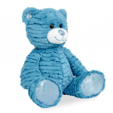 Animal Alley 12 inch Bright Stuffed Teddy Bear - Blue