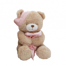 Animal Alley 16-inch Stuffed Sleepy Teddy Bear - Pink
