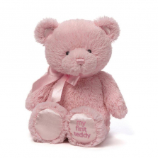 Gund 10 inch My 1st Stuffed Teddy - Pink
