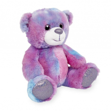 Animal Alley 10 inch Tie-Dye Stuffed Teddy Bear - Pink