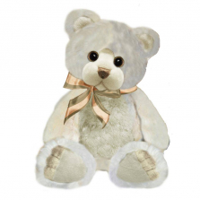 First & Main 10 inch Plush Arianna Bear - Ivory